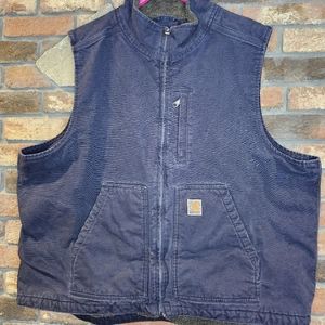 Navy Blue Carhartt Vest